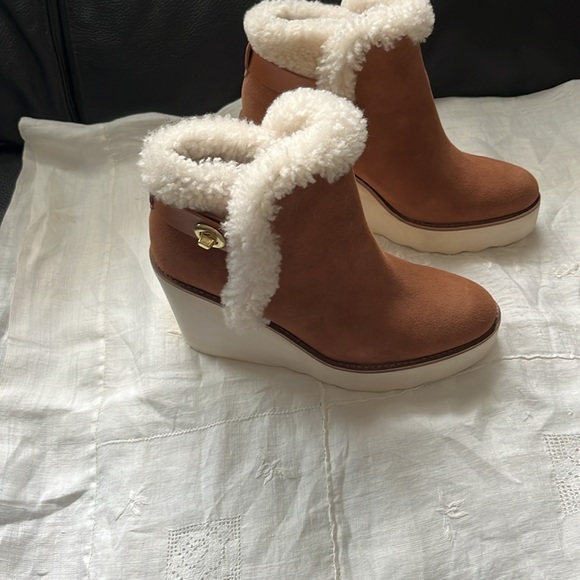 COACH ankle suede boots for women - Picture 2 of 3
